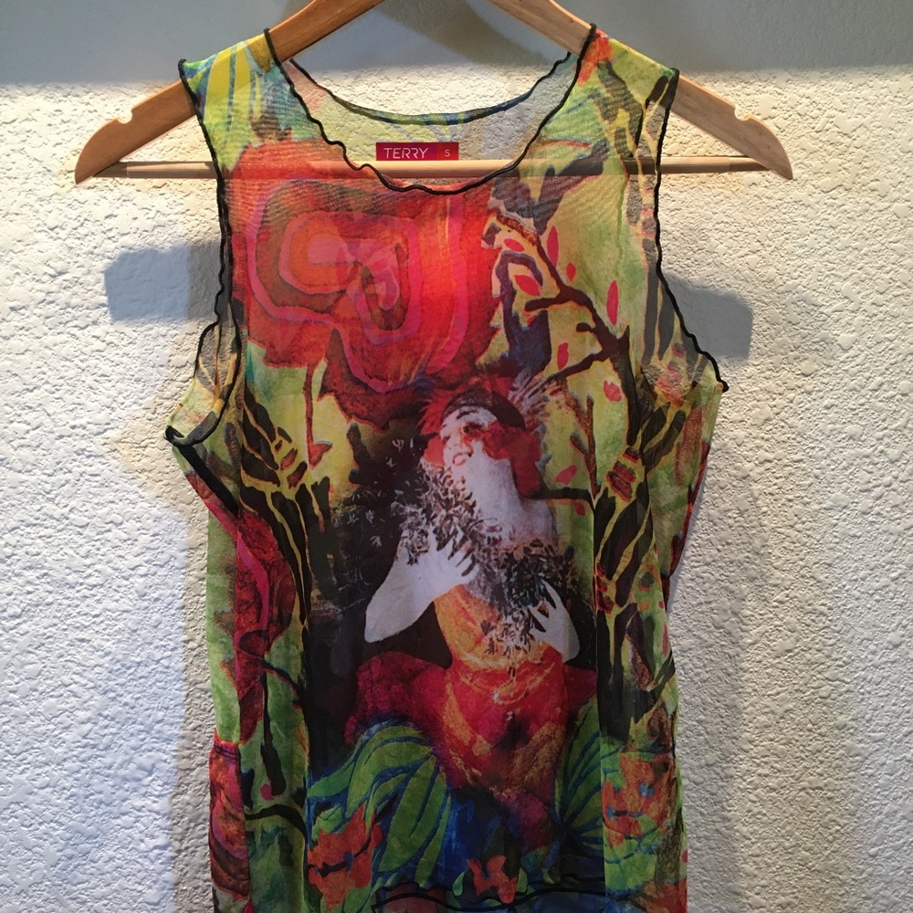 Terry Bicycle Lovely Sheer Jersey Top